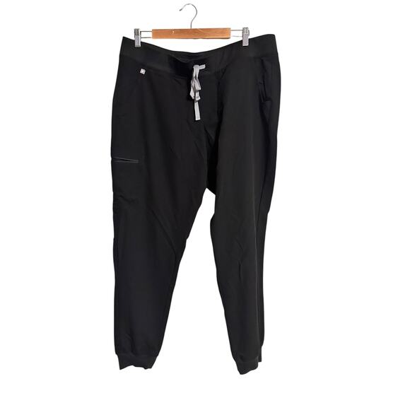 FIGS Zamora Jogger Scrub Pants in Black Size XXL Tall - Picture 1 of 6